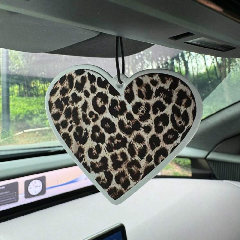 ✨ 3 for $20 ✨ Leopard Print Heart Car Air Freshener